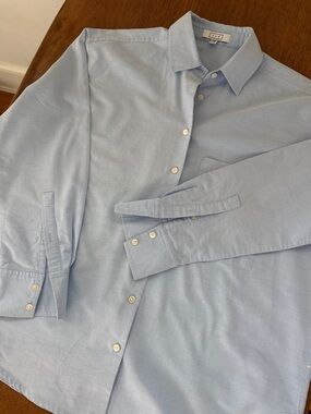 AYR Deep End Light Blue Button-Down Oxford Shirt